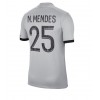 Paris Saint-Germain Nuno Mendes #25 Bortatröja 2022-23 Korta ärmar